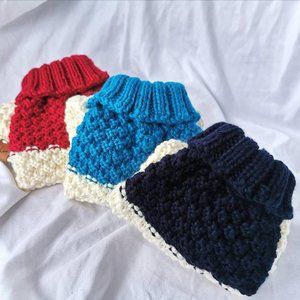 XSL Royal Yachts(wo)man Handknit Dog Sweater